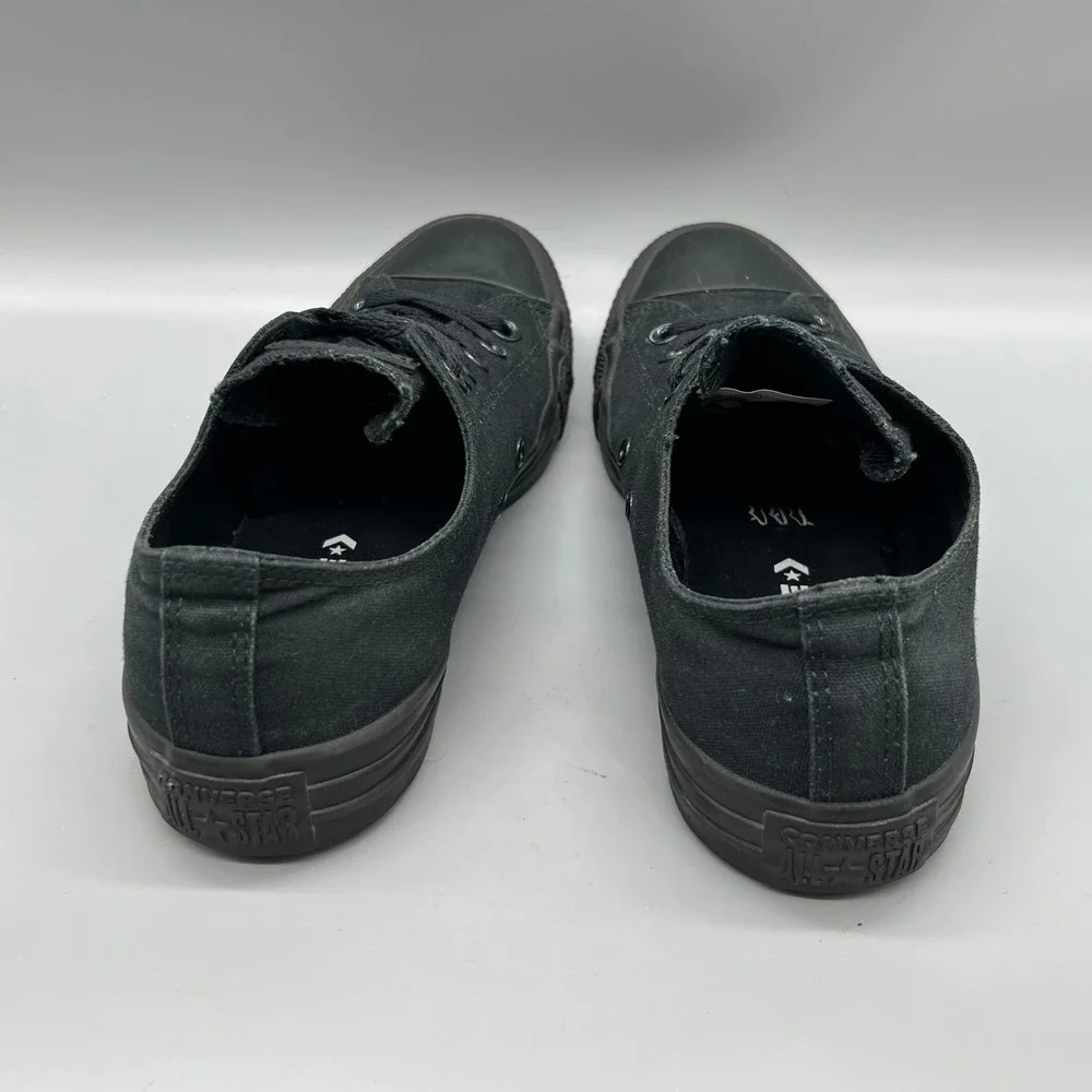 Converse Shoes Men 7 Black Canvas Chuck Taylor All Star Low Top Sneakers Comfort